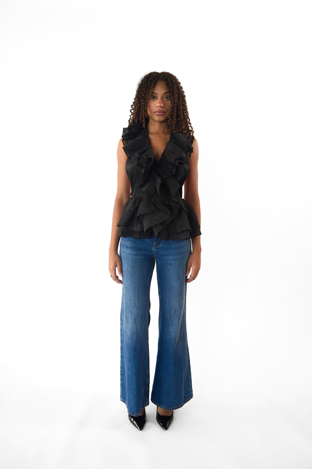 Alu Ruffle Top