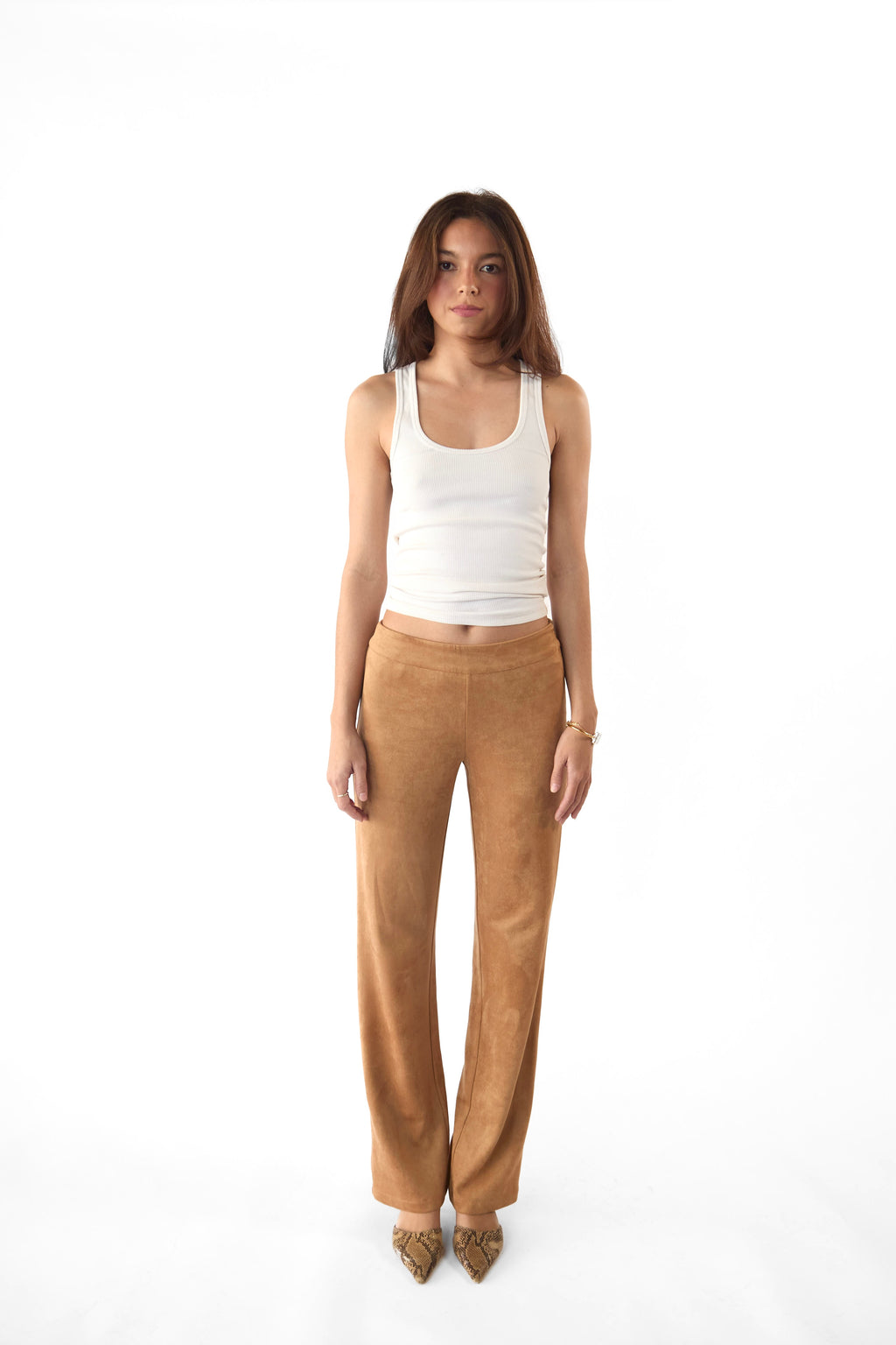 Jackie Faux Suede Pant